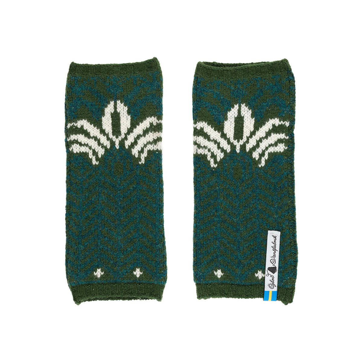 Jacquard Knit Hand Warmers - 100% Merino - Fager (Adults)