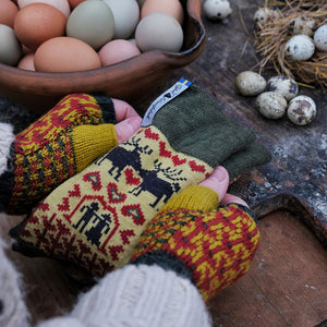 Long Woollen Rag Socks - Recycled Lambswool - Fästfolk (Adults 38-41)