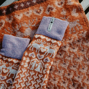 Long Woollen Rag Socks - Recycled Lambswool - Fästfolk (Adults 38-41)