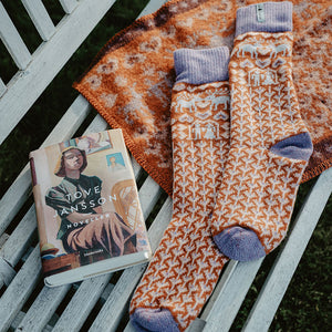 Long Woollen Rag Socks - Recycled Lambswool - Fästfolk (Adults 38-41)