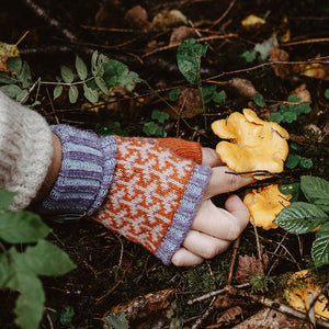 Jacquard Knit Hand Warmers - 100% Merino - Fästfolk (Adults)
