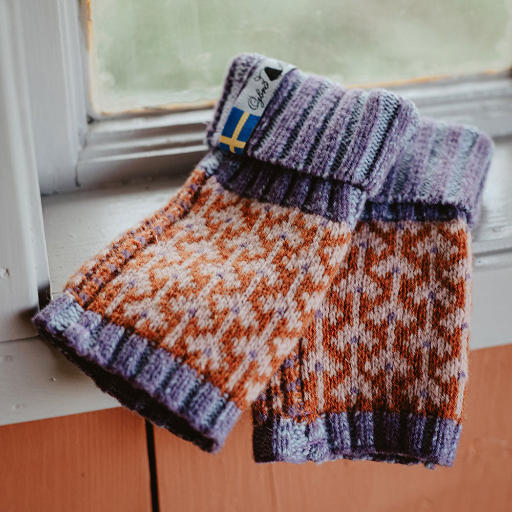 Jacquard Knit Hand Warmers - 100% Merino - Fästfolk (Adults)