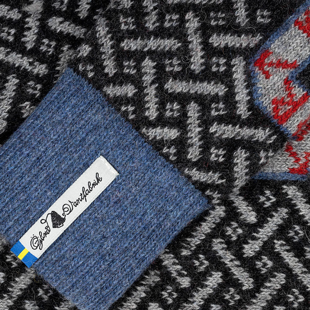 Long Woollen Rag Socks - Recycled Lambswool - Futhark (Adults 38-41)