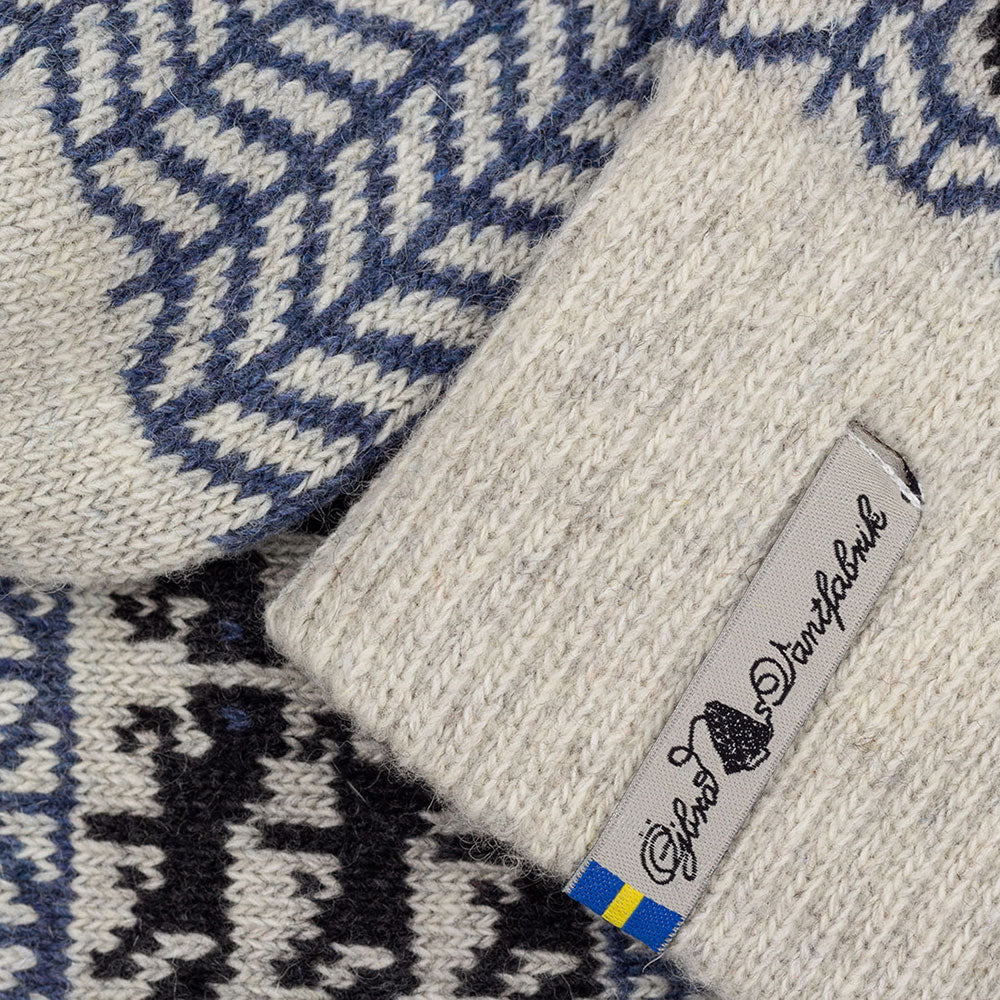 Long Woollen Rag Socks - Recycled Lambswool - Gotland (Adults 38-41)