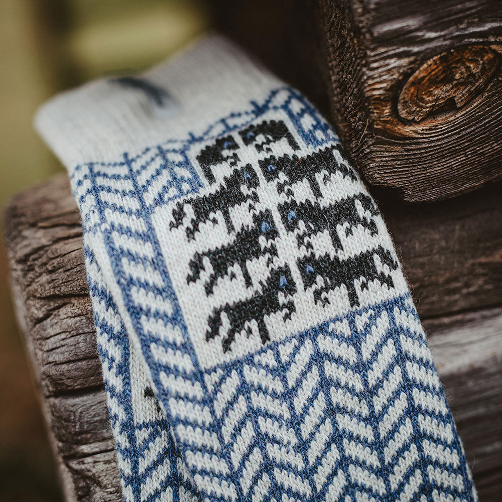 Long Woollen Rag Socks - Recycled Lambswool - Gotland (Adults 38-41)