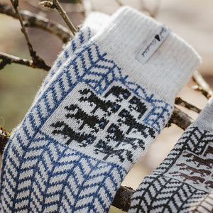 Long Woollen Rag Socks - Recycled Lambswool - Gotland (Adults 38-41)