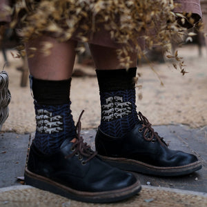 Jacquard Knit Socks - Merino Wool - Gotland (Adults 38-45)
