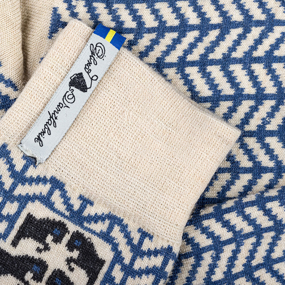 Jacquard Knit Socks - Merino Wool - Gotland (Adults 38-45)