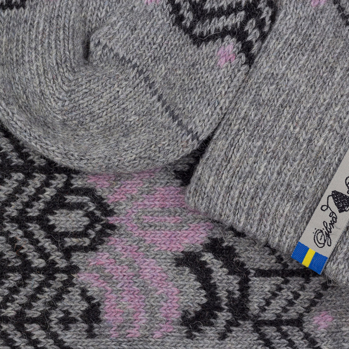 Long Woollen Rag Socks - Recycled Lambswool - Fager (Adults 34-41)