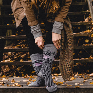 Long Woollen Rag Socks - Recycled Lambswool - Fager (Adults 34-41)