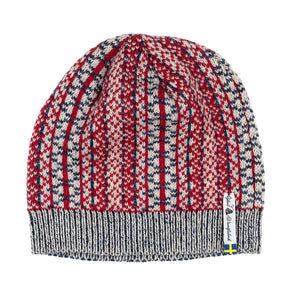 Jacquard Knit Beanie - 100% Merino - Lycksele (Adults)