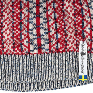 Jacquard Knit Beanie - 100% Merino - Lycksele (Adults)