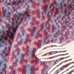 Jacquard Woven Throw - 100% Wool - Lycksele (200x130cm)