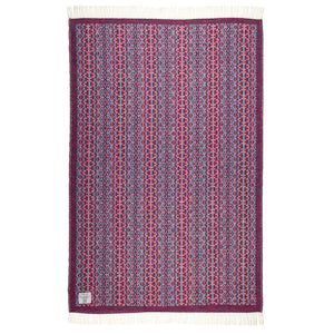 Jacquard Woven Throw - 100% Wool - Lycksele (200x130cm)