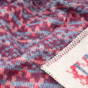 Jacquard Woven Blanket - 100% Wool - Lycksele (130x90cm)