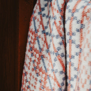 Jacquard Woven Blanket - 100% Wool - Lycksele (130x90cm)