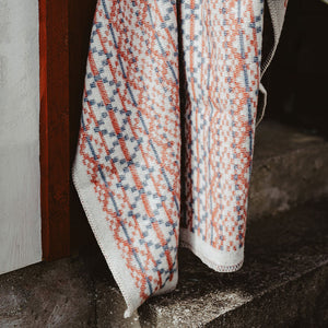 Jacquard Woven Blanket - 100% Wool - Lycksele (130x90cm)