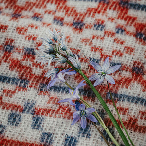 Jacquard Woven Blanket - 100% Wool - Lycksele (130x90cm)