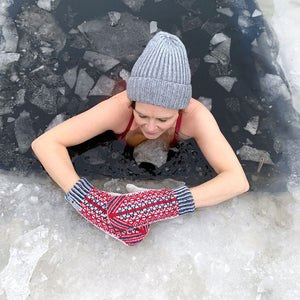 Double Wool Mittens - 100% Merino - Lycksele (Adults)