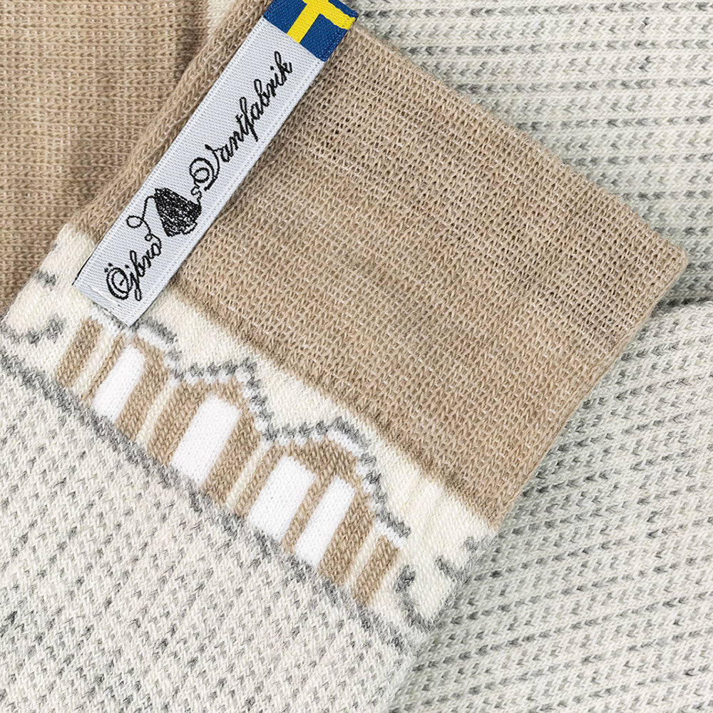 Jacquard Knit Socks - Merino Wool - Skaftö (Adults 38-45)