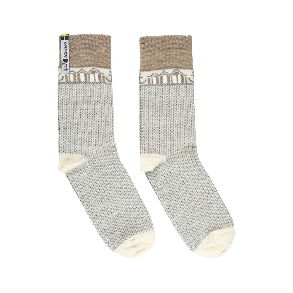 Jacquard Knit Socks - Merino Wool - Skaftö (Adults 38-45)