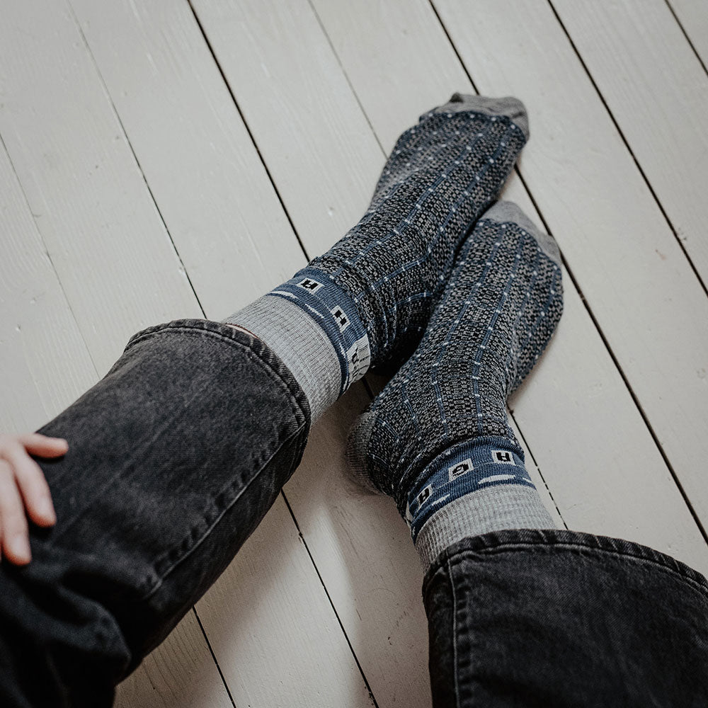 Jacquard Knit Socks - Merino Wool - Skogen (Adults 38-45)