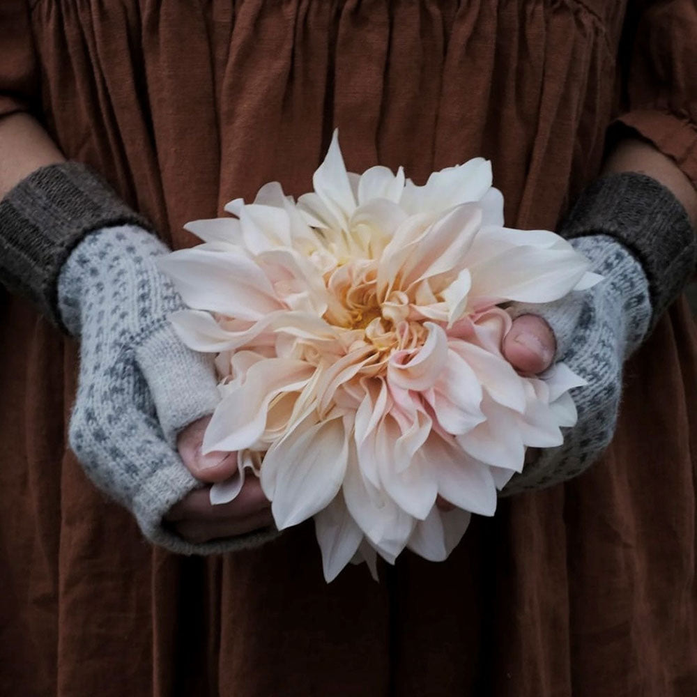 Jacquard Knit Hand Warmers - 100% Merino - Skaftö (Adults)