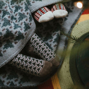 Jacquard Knit Socks - Merino Wool - Skogen (Adults 38-45)