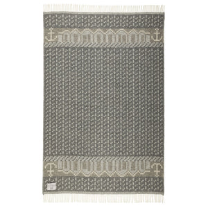Jacquard Woven Throw - 100% Wool - Skaftö (200x130cm)
