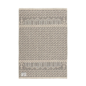 Jacquard Woven Blanket - 100% Wool - Skaftö (130x90cm)