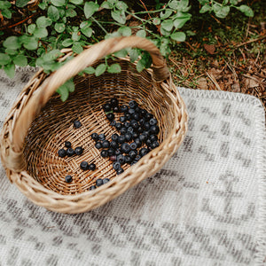 Jacquard Woven Blanket - 100% Wool - Skaftö (130x90cm)