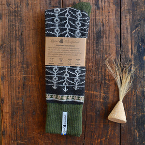 Long Woollen Rag Socks - Recycled Lambswool - Ekshärad (Adults 38-41)