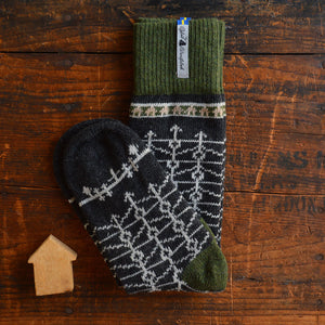 Long Woollen Rag Socks - Recycled Lambswool - Ekshärad (Adults 38-41)