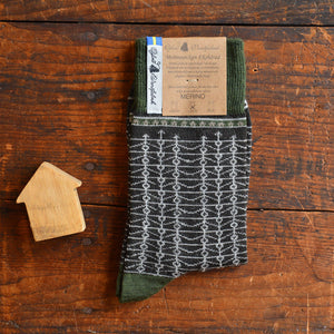 Jacquard Knit Socks - Merino Wool - Ekshärad (Adults 38-45)