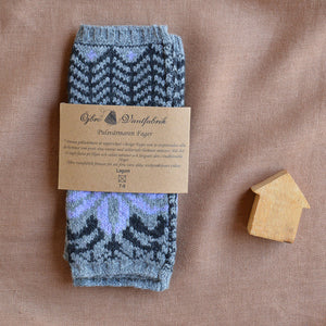 Jacquard Knit Hand Warmers - 100% Merino - Fager (Adults)