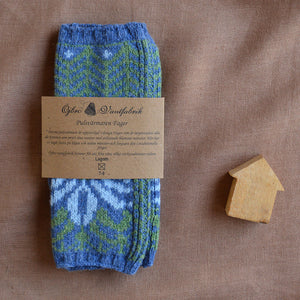 Jacquard Knit Hand Warmers - 100% Merino - Fager (Adults)