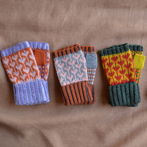 Jacquard Knit Hand Warmers - 100% Merino - Fästfolk (Adults)