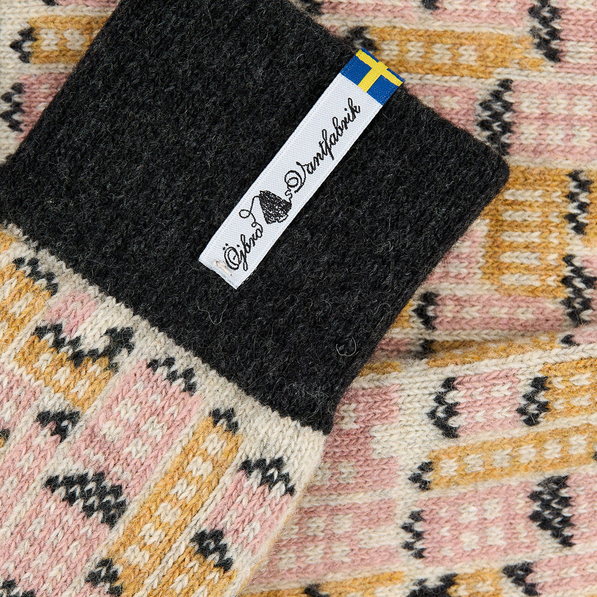 Long Woollen Rag Socks - Recycled Lambswool - Gamla Stan (Adults 38-41)