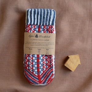 Double Wool Mittens - 100% Merino - Lycksele (Adults)