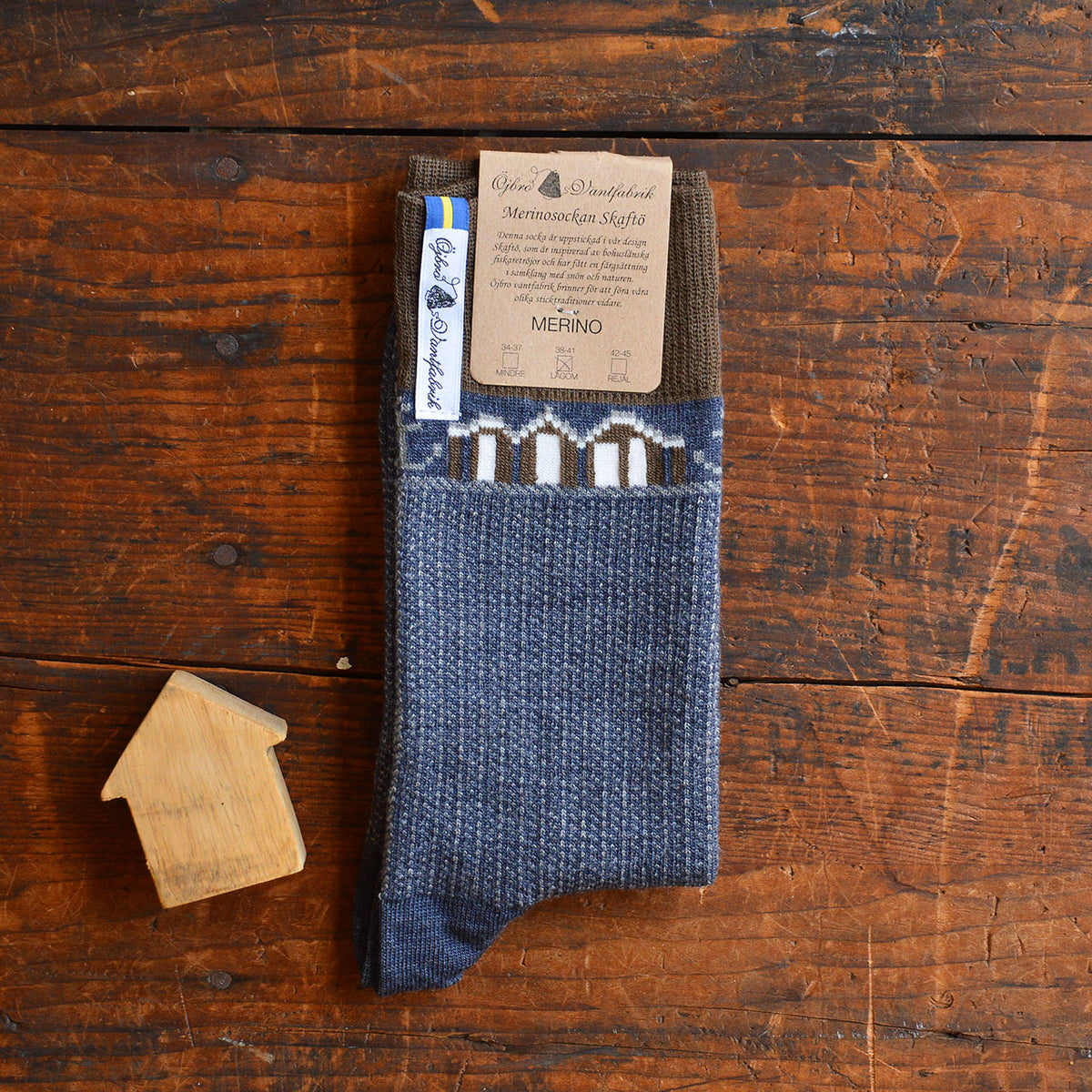 Jacquard Knit Socks - Merino Wool - Skaftö (Adults 38-45)