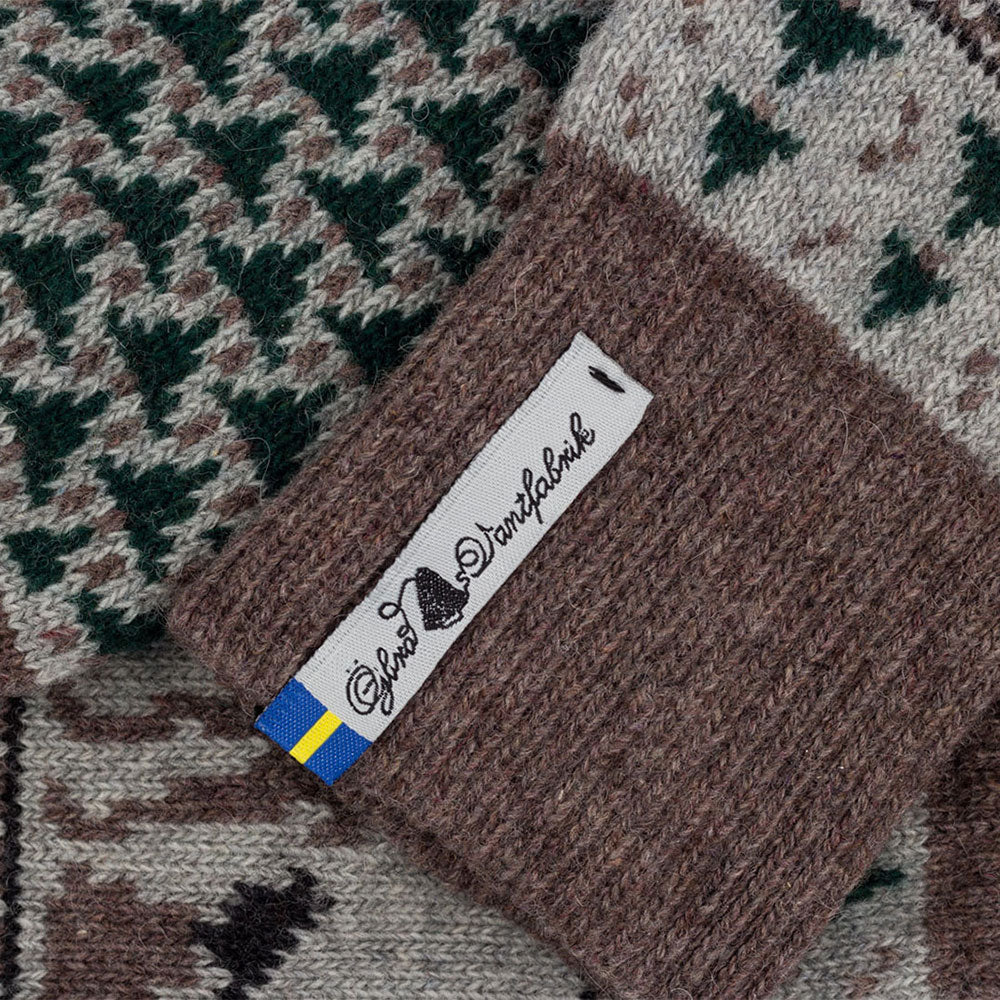 Long Woollen Rag Socks - Recycled Lambswool - Skogen (Adults 38-41)