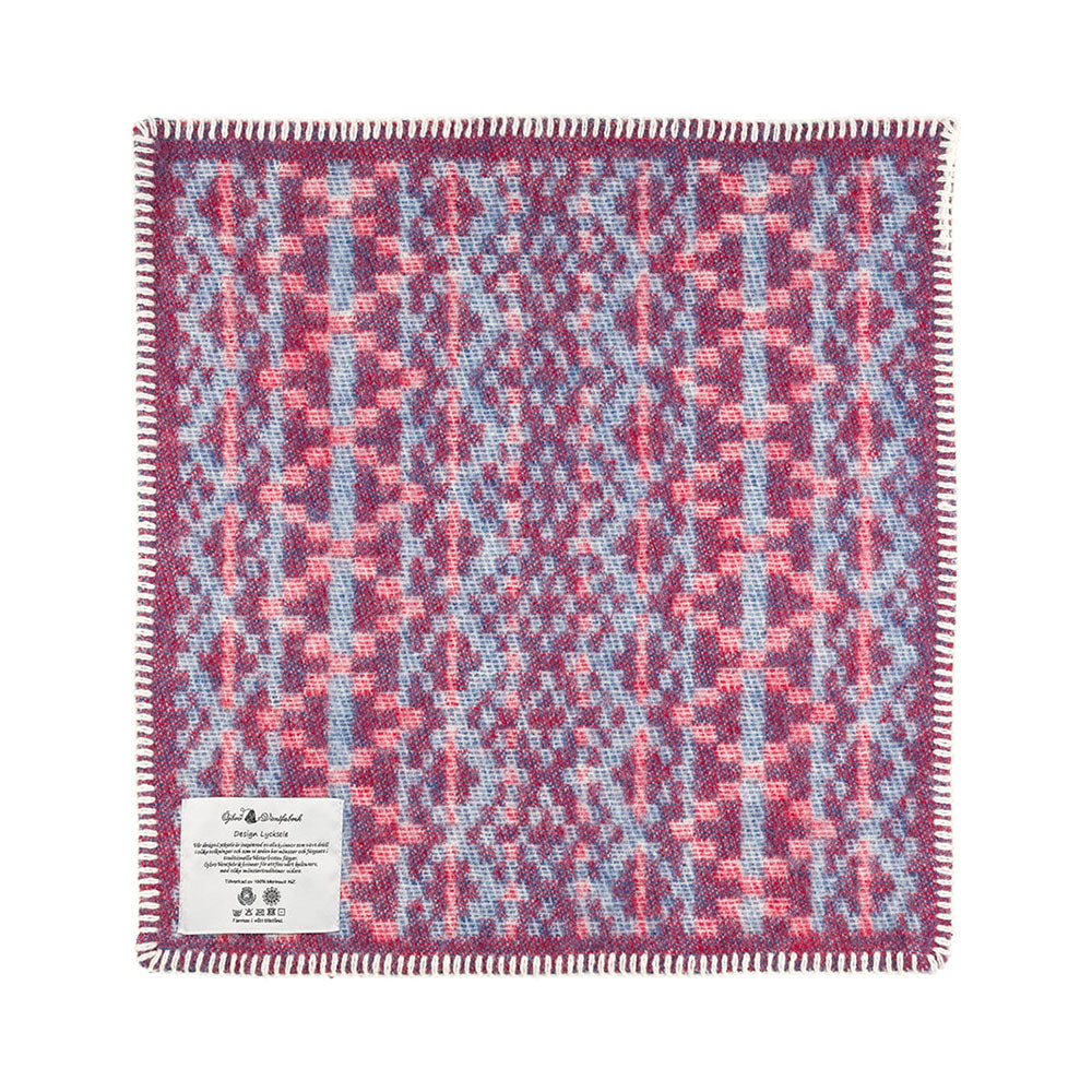 Jacquard Woven Seat Pad - 100% Wool - Lycksele (43x43cm)