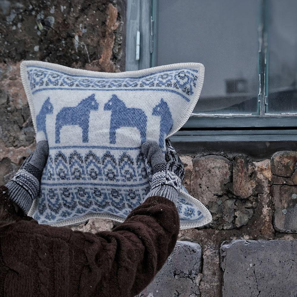 Jacquard Woven Cushion Cover - 100% Wool - Darlana (50x50cm)