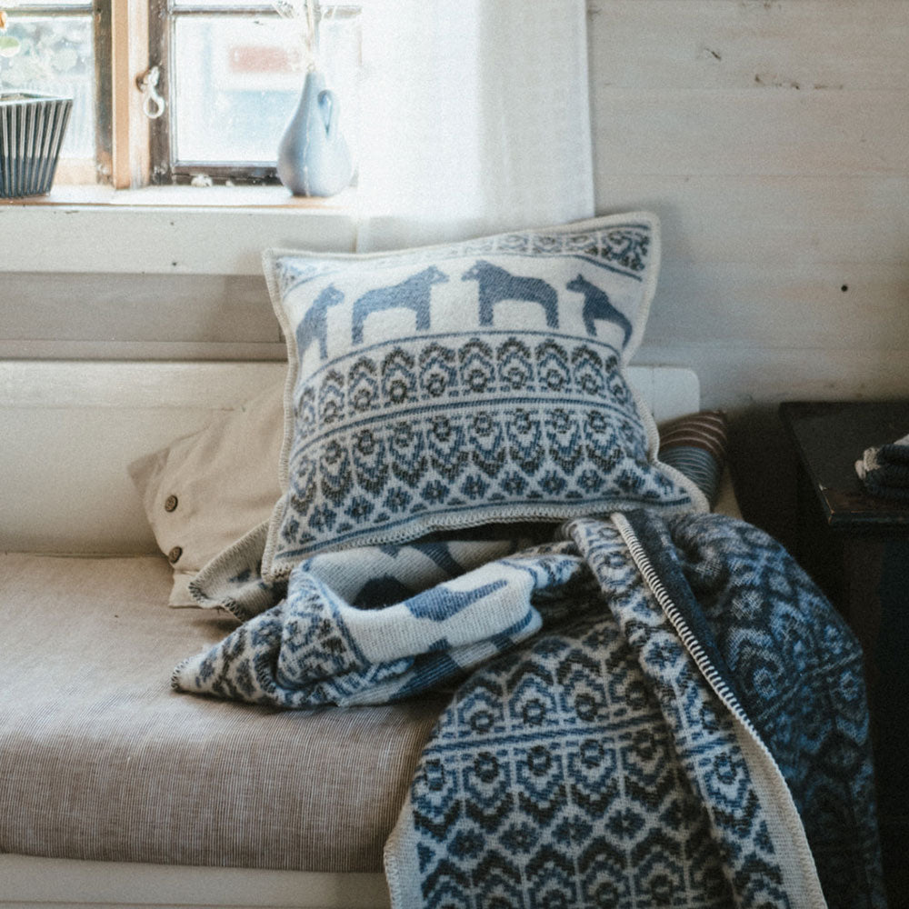 Jacquard Woven Cushion Cover - 100% Wool - Darlana (50x50cm)