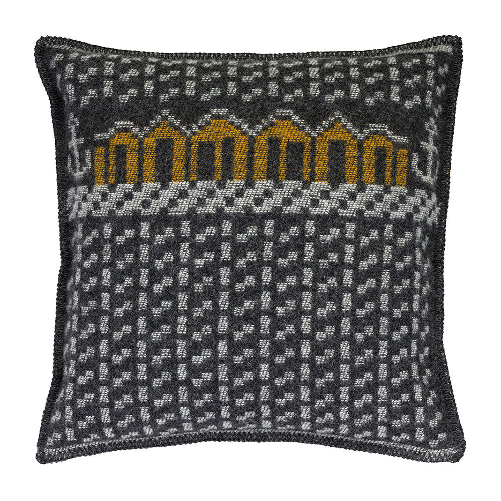 Jacquard Woven Cushion Cover - 100% Wool - Skaftö (50x50cm)
