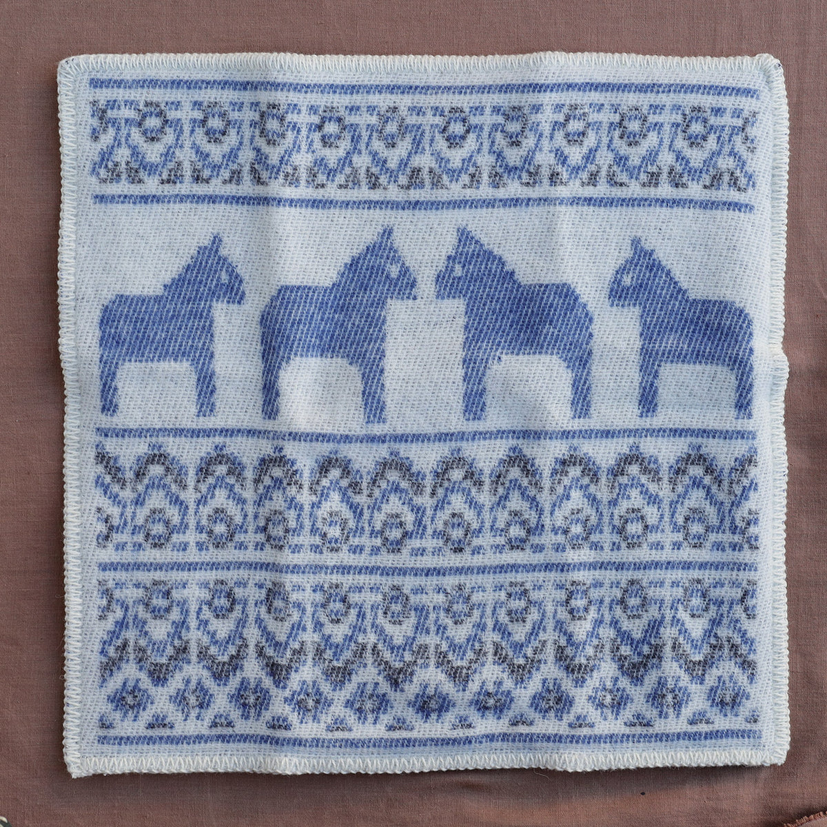 Jacquard Woven Cushion Cover - 100% Wool - Darlana (50x50cm)