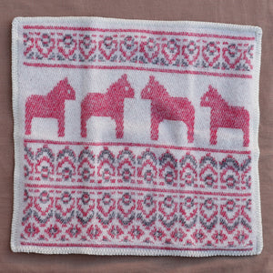 Jacquard Woven Cushion Cover - 100% Wool - Darlana (50x50cm)