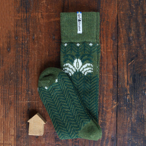 Long Woollen Rag Socks - Recycled Lambswool - Fager (Adults 34-41)