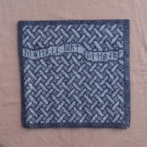 Jacquard Woven Seat Pad - 100% Wool - Futhark (43x43cm)