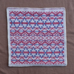 Jacquard Woven Seat Pad - 100% Wool - Lycksele (43x43cm)